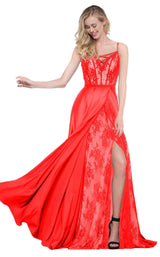 3 of 8 Colors Dress 2057 Red-Nude