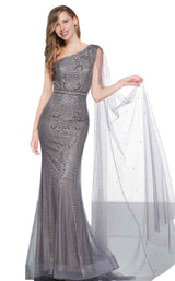 1 of 8 Colors Dress 2058 Grey-Nude