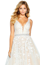 3 of 4 Amarra 20607 Dress Ivory-Nude