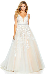 1 of 4 Amarra 20607 Dress Ivory-Nude