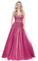 3 of 10 Colors Dress 2065 Berry-Nude