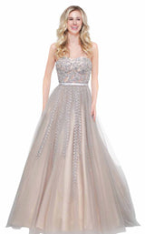 2 of 10 Colors Dress 2065 Grey-Nude