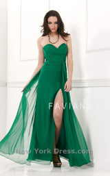 9 of 25 Faviana 6428 Forest Green