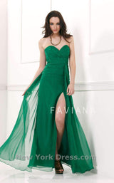 1 of 26 Faviana 6428 Forest Green