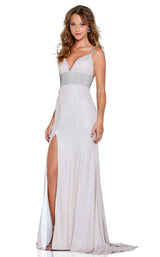 1 of 4 Amarra 20702 Dress Platinum-Seafoam
