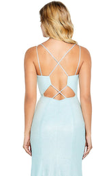 4 of 4 Amarra 20704 Dress Platinum-Seafoam