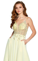 3 of 4 Amarra 20709 Dress Soft-Yellow