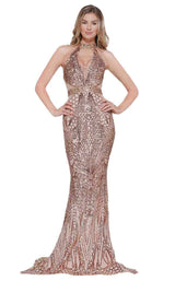 2 of 8 Colors Dress 2073 Rose Gold