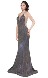 1 of 8 Colors Dress 2077 Royal Multi