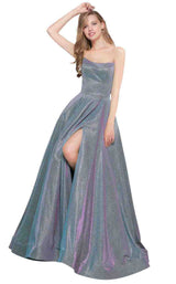 1 of 8 Colors Dress 2078 Lilac Multi