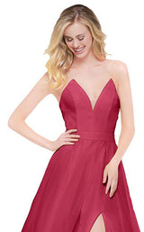 7 of 10 Colors Dress 2081 Burgundy