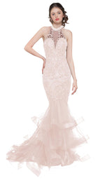 2 of 6 Colors Dress 2090 Nude