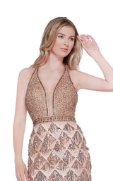 3 of 4 Colors Dress 2093 Rose Gold