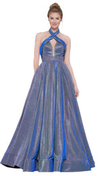 3 of 8 Colors Dress 2094 Royal Multi