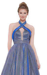 7 of 8 Colors Dress 2094 Royal Multi