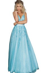 1 of 2 Jovani 2098 Light Blue