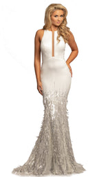 3 of 8 Johnathan Kayne 2104 Dress White-Multi