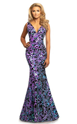 Johnathan Kayne 2106 Dress Lilac-Multi