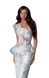 3 of 4 Terani 2111C4562 Dress Ivory