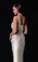 4 of 4 Terani 2111E4744 Dress Almond-Champagne