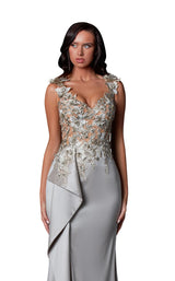 3 of 4 Terani 2111E4751 Dress Taupe