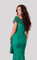 4 of 4 Terani 2111M5255 Dress Emerald