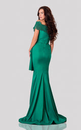 2 of 4 Terani 2111M5255 Dress Emerald