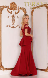 2 of 3 Terani 2111M5262 Dress Wine