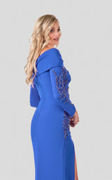 7 of 8 Terani 2111M5263 Dress Royal