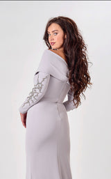 8 of 8 Terani 2111M5263 Dress Silver