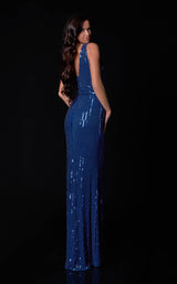 3 of 6 Terani 2111M5279 Dress Marine