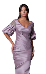 3 of 4 Terani 2111M5293 Dress Rose