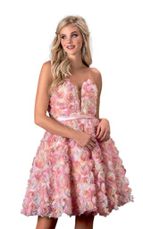 3 of 4 Terani 2111P4248 Dress Blush