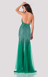 4 of 12 Terani 2111P4059 Dress Emerald