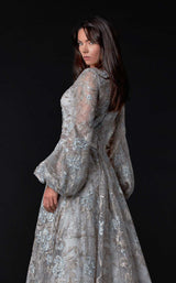 4 of 4 Terani 2112M5407 Dress Silver