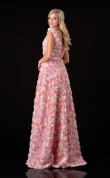 2 of 4 Terani 2112P4322 Dress Blush
