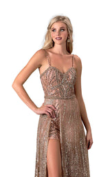 3 of 4 Terani 2112P4326 Dress Bronze