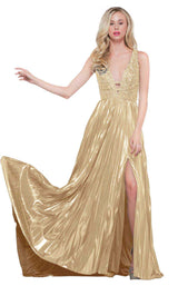 2 of 8 Colors Dress 2115 Gold