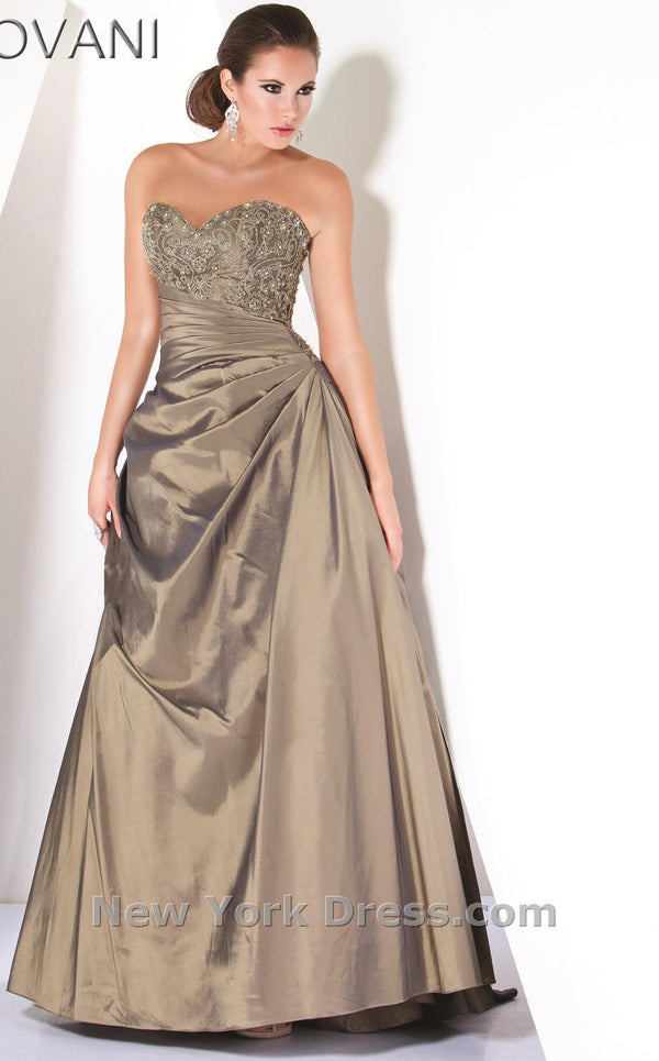 Jovani 496 Olive