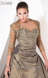 3 of 4 Jovani 496 Olive