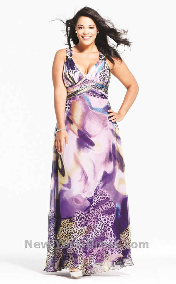 Faviana 9268 Purple Print