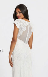 4 of 5 Mac Duggal 2127D Dress White
