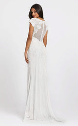 2 of 5 Mac Duggal 2127D Dress White