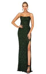 1 of 4 Cecilia Couture 2129 Forest Green