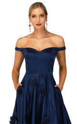 3 of 4 Cecilia Couture 2144 Navy