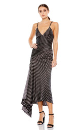 1 of 3 Mac Duggal 2146 Dress Black-Pink