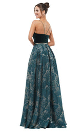 5 of 12 Colors Dress 2147 Dress Black-Deep-Green