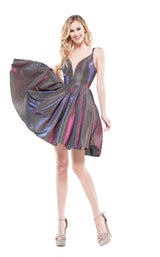 1 of 12 Colors Dress 2150 Dress Fuchsia-Multi