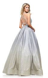 4 of 8 Colors Dress 2155 Dress Gold-Silver