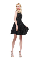 1 of 8 Colors Dress 2156 Dress Black